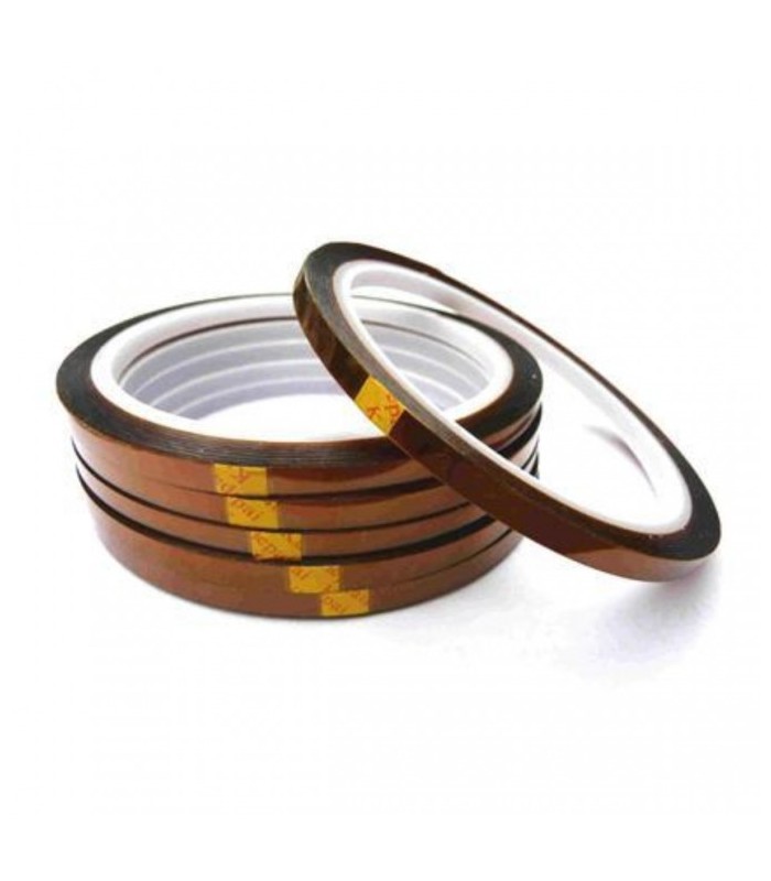 Cinta Termica Kapton Para Sublimar Tape 5mm. x 30m. 55 Mic -  EQUIPOSEINSUMOS COM